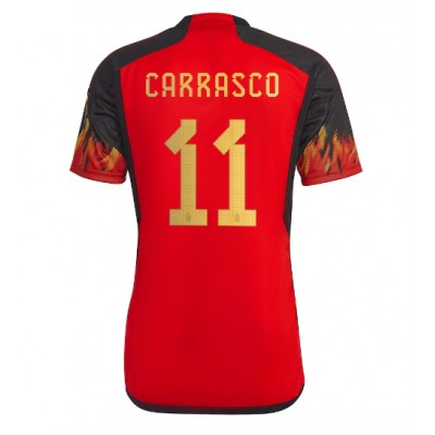 Belgien Yannick Carrasco #11 Hemmatröja VM 2022 Kortärmad